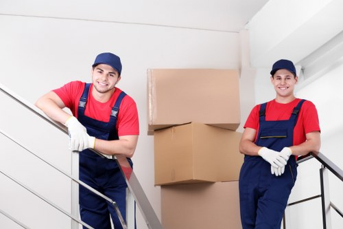 Office relocation planning in Canary Wharf business district