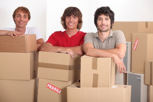 High-rise residential removals support in Canary Wharf