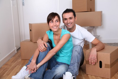 Professional local moving service in Canary Wharf with careful item transport
