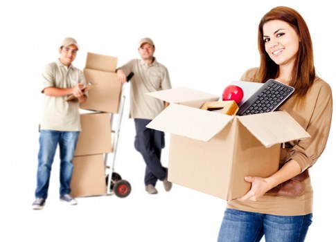 Local moving team assisting customers in East London docklands