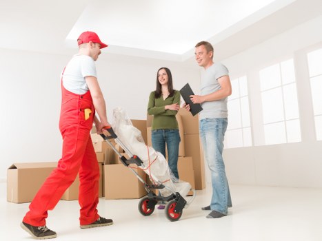 Local removal vehicle for furniture transport around Canary Wharf and Docklands