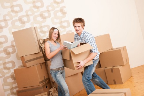 Secure local storage access for Canary Wharf belongings