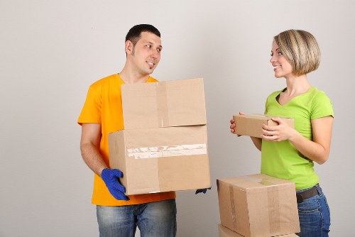 Urban moving service operating in the Canary Wharf district